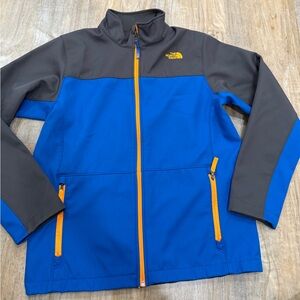 The North Face Kids Blue and Dark Gray Puffer Jacket XL 18-20